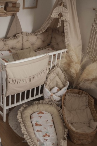 Wyprawka dla niemowlaka 12 elementów PREMIUM W DROGĘ, MISIU! + BEŻ