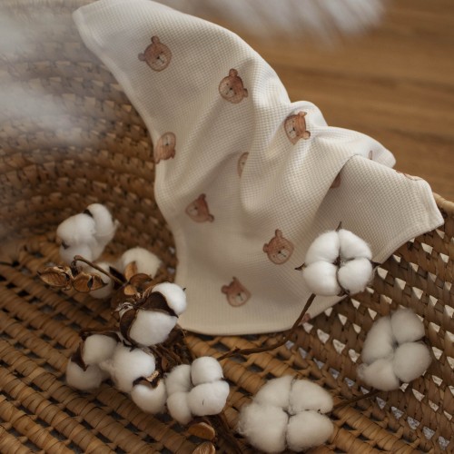 Pieluszka ulewajka, ściereczka 30x30 MISIE