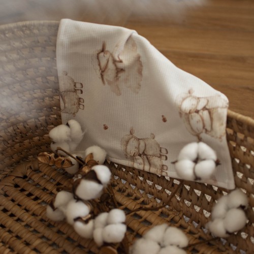 Pieluszka ulewajka, ściereczka 30x30 ZAKOCHANE OWIECZKI