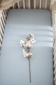 Prześcieradło JERSEY z gumką do łóżeczka 120x60 BABY BLUE