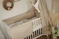 ZESTAW wyposażenie do łóżeczka 5 elementów PODNIEBNE SNY+ BEŻ  3