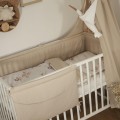 ZESTAW wyposażenie do łóżeczka 5 elementów PODNIEBNE SNY+ BEŻ