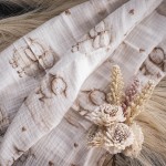 Otulacz muślinowy, pieluszka 75x60 ZAKOCHANE OWIECZKI PREMIUM 